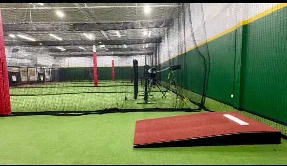 Batting cages and pitching machines inside FLX